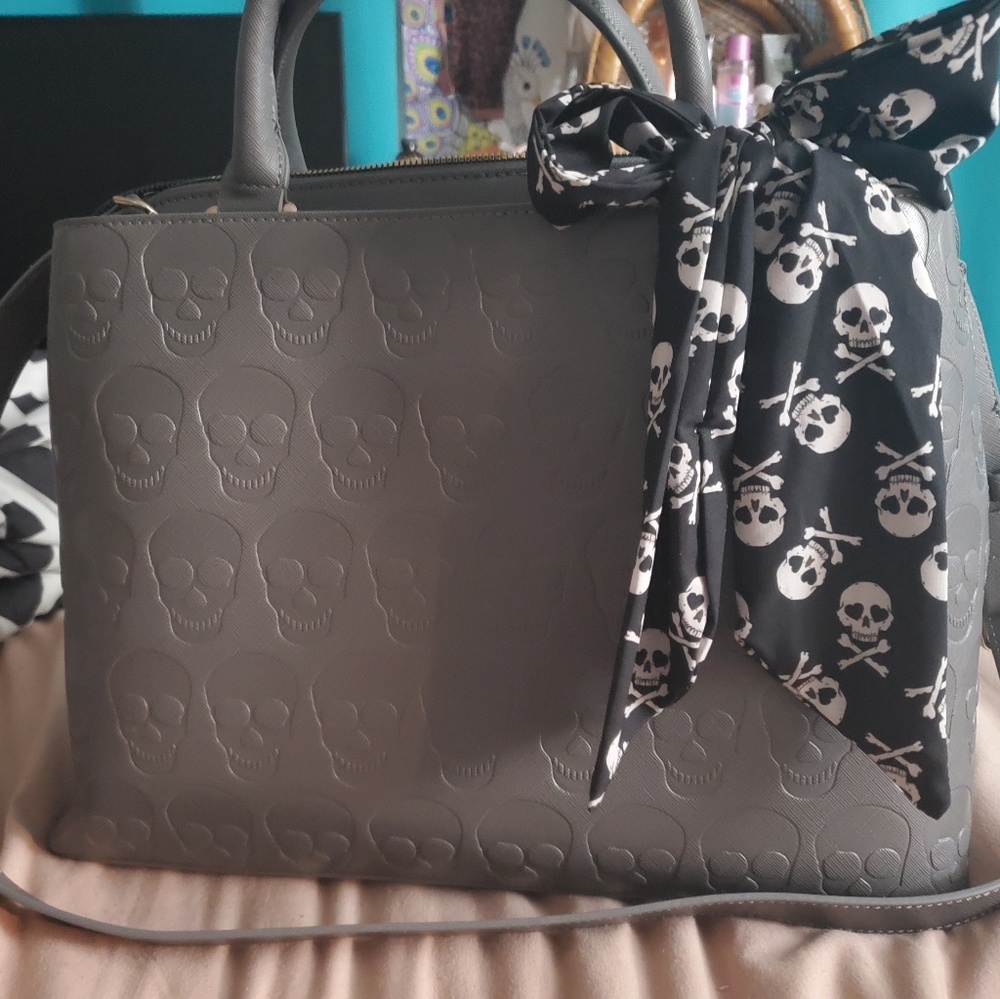 Betsey Johnson Skull Satchel